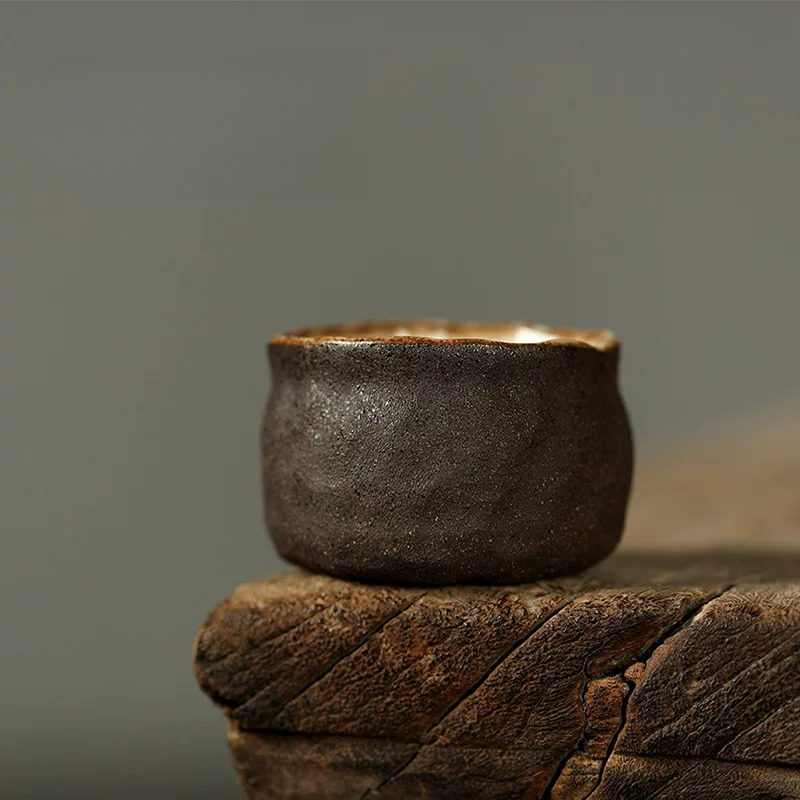 手作り侘び寂び素朴な陶器茶碗レトロシノ陶器茶碗創造的な和風テ - Japanese Pottery のレビューと価格