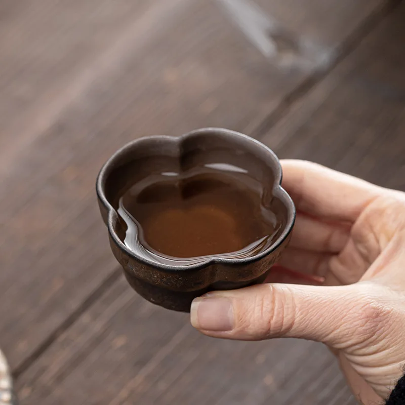 和風セラミック茶漉し,粗い金メッキセラミック,鉄釉,ティーカ - Japanese Pottery のレビューと価格