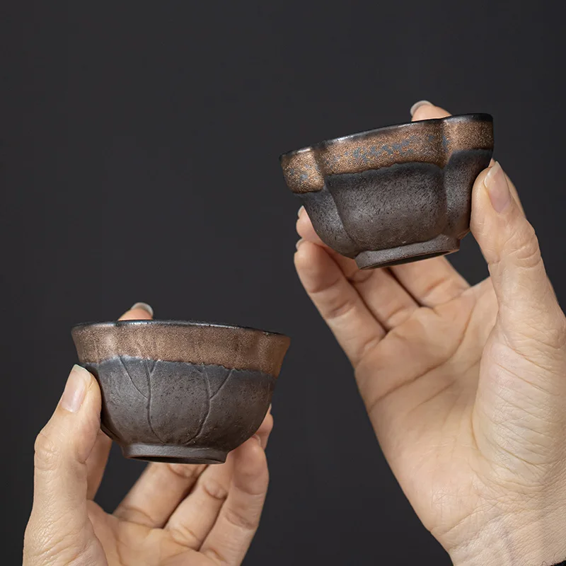 和風セラミック茶漉し,粗い金メッキセラミック,鉄釉,ティーカ - Japanese Pottery のレビューと価格