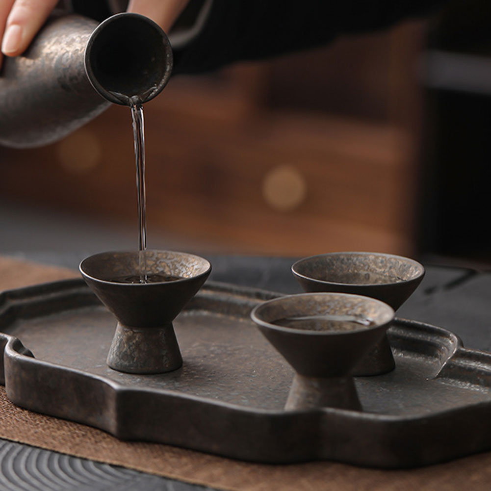日本のセラミックワインカップ手作り陶器酒グラス家庭用キッチン - Japanese Pottery のレビューと価格