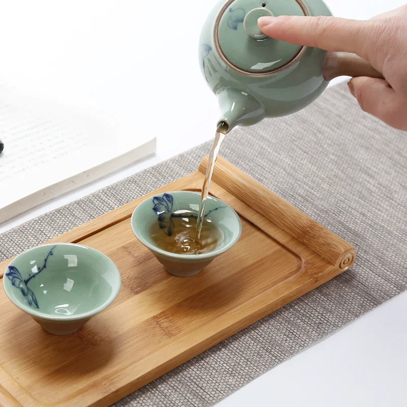 手描きのオープンスライスアイスクラックラフ陶器カップ1個、日 - Japanese Pottery のレビューと価格