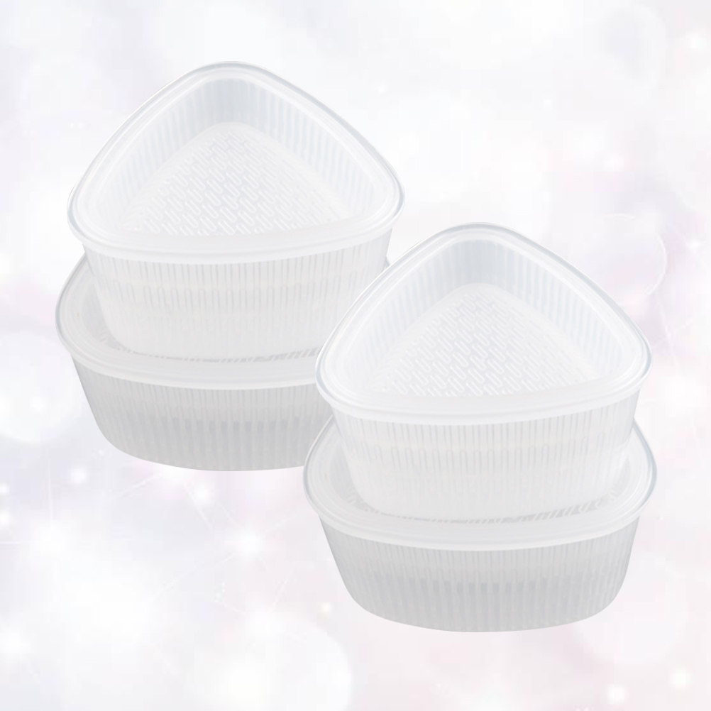 4個入り寿司型セット。三角形の飯団子型。PP素材。家庭用やレ - Sushi Making Kit のレビューと価格