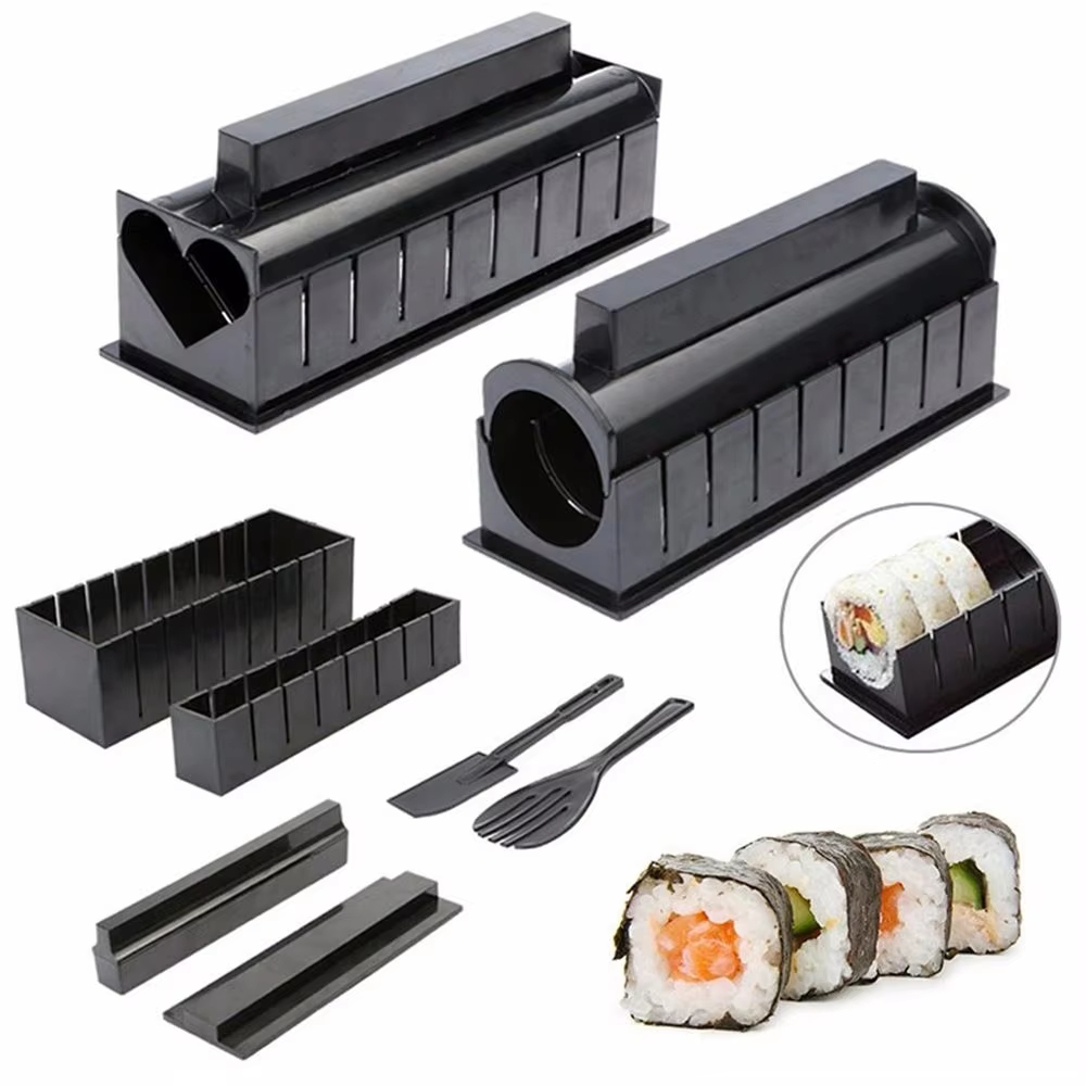 3/10個セット 日本の寿司メーカー 3種類の形状 寿司作り - Sushi Making Kit のレビューと価格