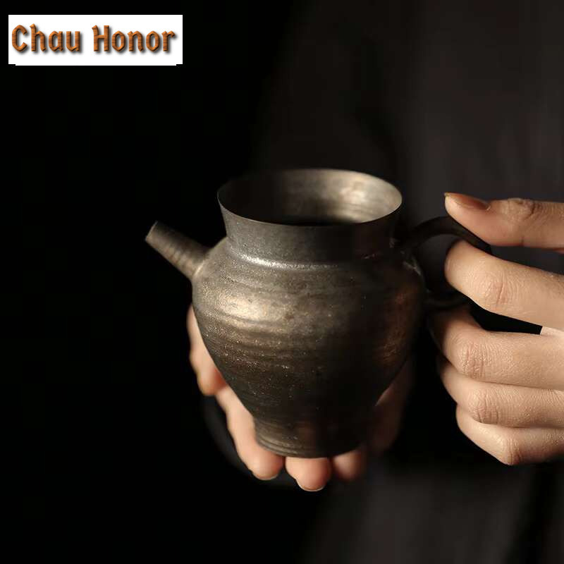 中国の鉄のさびたガラスのティーピッチャー、薄いタイヤの粗い陶 - Japanese Pottery のレビューと価格