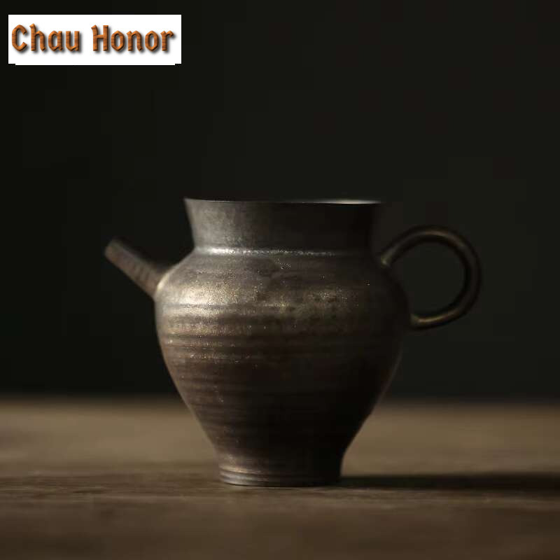 中国の鉄のさびたガラスのティーピッチャー、薄いタイヤの粗い陶 - Japanese Pottery のレビューと価格
