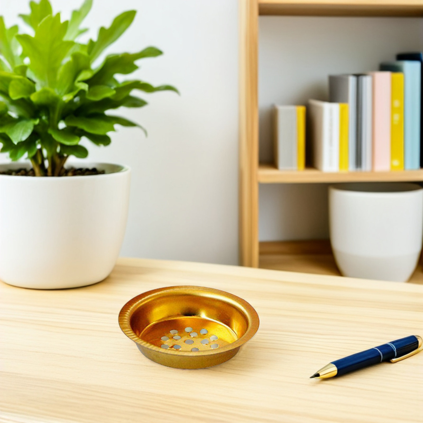 12個入り、お香立て用の鉄製炭置き、丸型の穴あきメッシュトレ - Incense Holder のレビューと価格