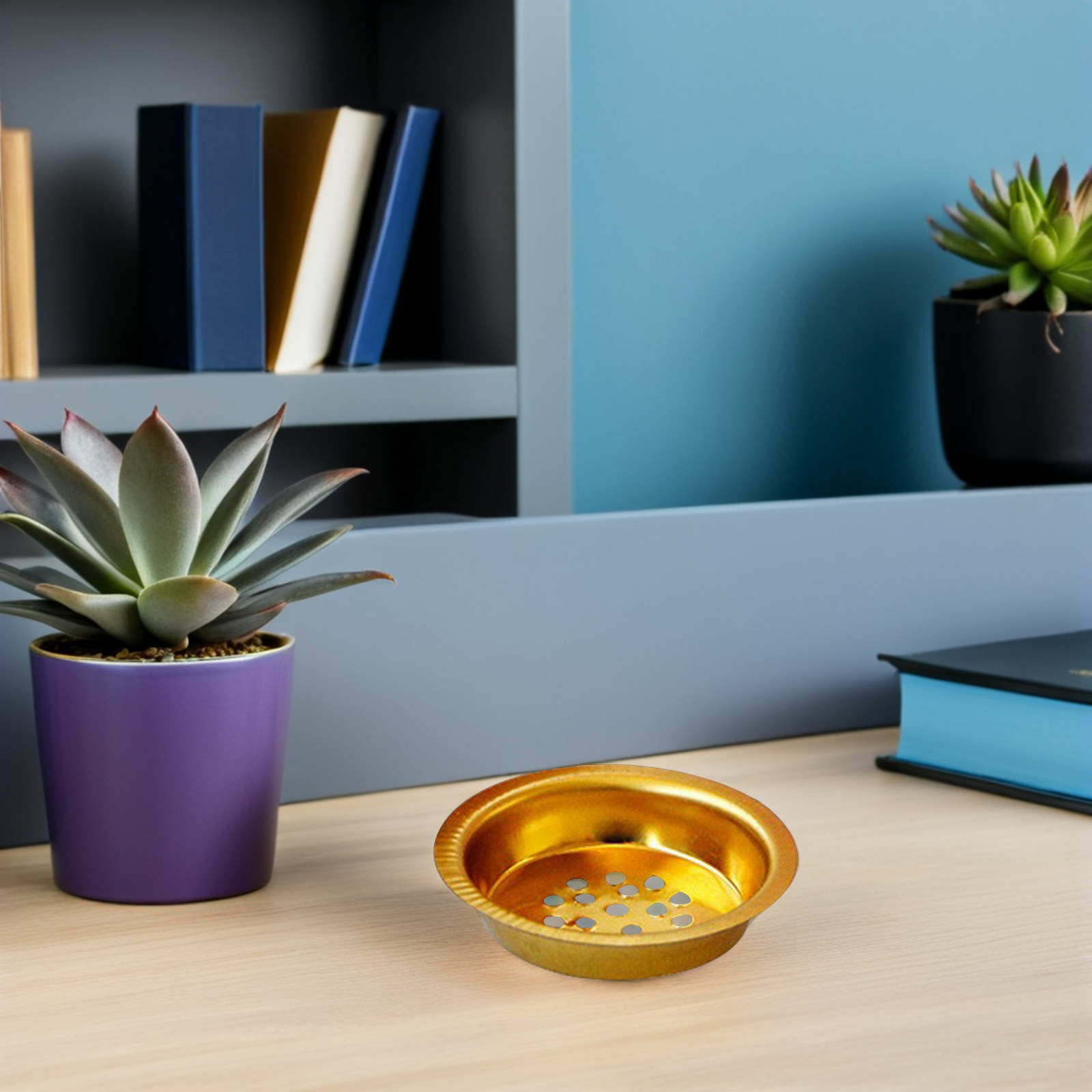12個入り、お香立て用の鉄製炭置き、丸型の穴あきメッシュトレ - Incense Holder のレビューと価格